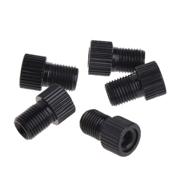 5pcs Presta Schrader Bicycle Valve Adapter Air Pump Road Bike Tire Gas Tube Tool