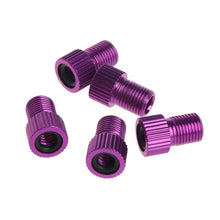 Load image into Gallery viewer, 5pcs Presta Schrader Bicycle Valve Adapter Air Pump Road Bike Tire Gas Tube Tool