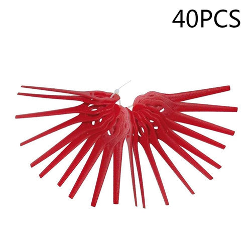 40pcs/pack Replacement Plastic Blades Cutter for Florabest Grass Trimmer Brushcutter Garden Tool Supplies