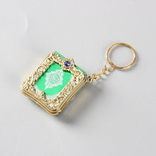 Load image into Gallery viewer, 2019 Fashion Jewelry Mini Arabic Quran Quran Islamic Islamic Allah Real Paper Can Read Pendant Keyring Fashion Religious Jewelry