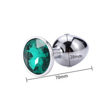 Load image into Gallery viewer, Runyu Toys for Adults Plug Anal Sex Metal Butt Plug With Jewelry Erotic Toy  Mini Vibrator Anal Plug Private Good for Men/Women