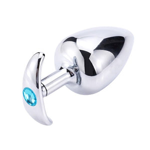 Runyu Toys for Adults Plug Anal Sex Metal Butt Plug With Jewelry Erotic Toy  Mini Vibrator Anal Plug Private Good for Men/Women