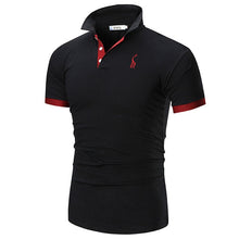 Load image into Gallery viewer, TJWLKJ New Man PoloShirt Brand Mens Casual Deer Embroidery Cotton Polo shirt Men Short Sleeve High Quantity Polo Men