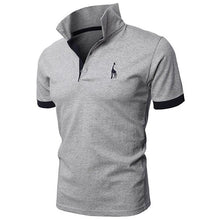 Load image into Gallery viewer, TJWLKJ New Man PoloShirt Brand Mens Casual Deer Embroidery Cotton Polo shirt Men Short Sleeve High Quantity Polo Men