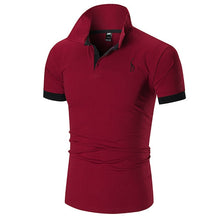 Load image into Gallery viewer, TJWLKJ New Man PoloShirt Brand Mens Casual Deer Embroidery Cotton Polo shirt Men Short Sleeve High Quantity Polo Men