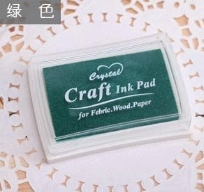 15 Colors Inkpad Handmade DIY Craft Oil Based Ink Pad Rubber Stamps Fabric Wood Paper Scrapbooking Ink pad Finger Paint  Wedding