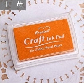 15 Colors Inkpad Handmade DIY Craft Oil Based Ink Pad Rubber Stamps Fabric Wood Paper Scrapbooking Ink pad Finger Paint  Wedding