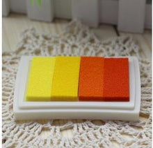 Load image into Gallery viewer, 15 Colors Inkpad Handmade DIY Craft Oil Based Ink Pad Rubber Stamps Fabric Wood Paper Scrapbooking Ink pad Finger Paint  Wedding