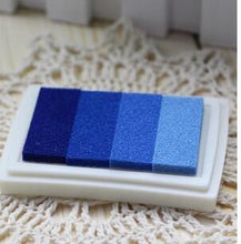 Load image into Gallery viewer, 15 Colors Inkpad Handmade DIY Craft Oil Based Ink Pad Rubber Stamps Fabric Wood Paper Scrapbooking Ink pad Finger Paint  Wedding